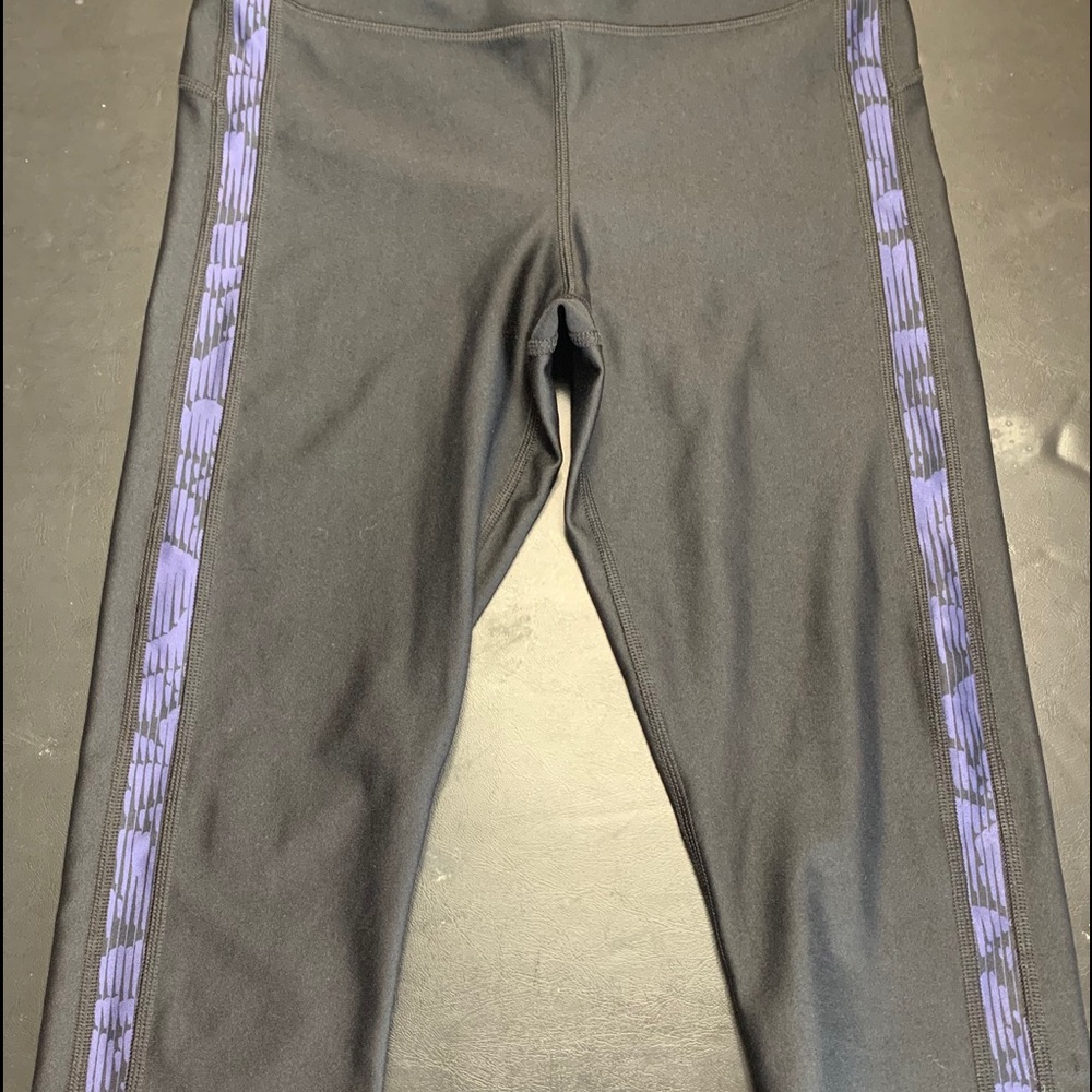 Under armor Black and purple leggings